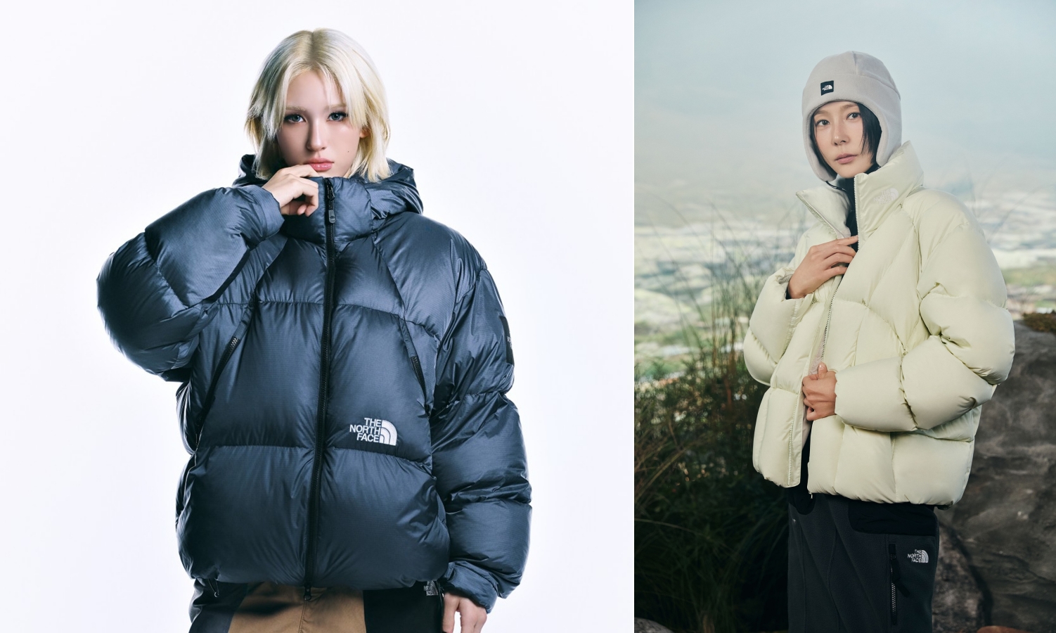 '올해는 라인이 특징' 노스페이스, 변형 퀼팅 구조 살린 신상 다운 출시 1294-Image